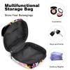 Period Pouch Portable Tampon Storage Bag,Tampon Holder for Purse Feminine Product Organizer,Flower Girl Butterflies Pink Kiss view 4