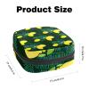 Sanitary Napkin Storage Bag,Portable Sanitary Napkin Storage Pouch,Lemon with Leaves view 2