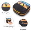 Acacia and Giraffes,Period Pouch Portable,Tampon Storage Bag,Tampon Holder for Purse Feminine Product Organizer view 3