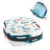 Period Pouch Portable Tampon Storage Bag,Tampon Holder for Purse Feminine Product Organizer,Cartoon Airplane Helicopter view 1
