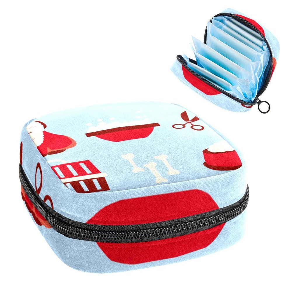 2-10,Period Pouch Portable,Tampon Storage Bag,Tampon Holder for Purse Feminine Product Organizer