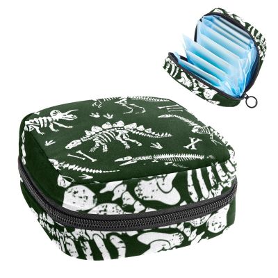 Dinosaur Cool,Period Pouch Portable,Tampon Storage Bag,Tampon Holder for Purse Feminine Product Organizer