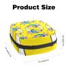 Art Banana Strawberries Pattern Yellow,Period Pouch Portable,Tampon Storage Bag,Tampon Holder for Purse Feminine Product Organizer view 2