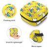 Art Banana Strawberries Pattern Yellow,Period Pouch Portable,Tampon Storage Bag,Tampon Holder for Purse Feminine Product Organizer view 3