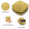 Yellow Paillette,Period Pouch Portable,Tampon Storage Bag,Tampon Holder for Purse Feminine Product Organizer view 3