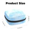 Period Pouch Portable Tampon Storage Bag,Tampon Holder for Purse Feminine Product Organizer,BlueCute view 2