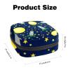 Period Pouch Portable Tampon Storage Bag,Tampon Holder for Purse Feminine Product Organizer,Space Rockets Planets view 2
