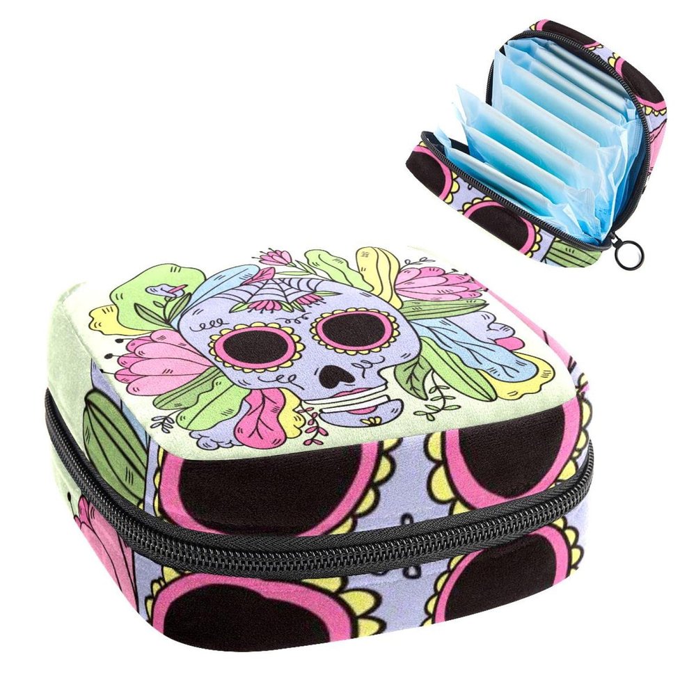 2,Period Pouch Portable,Tampon Storage Bag,Tampon Holder for Purse Feminine Product Organizer