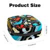 Ocean Whale Octopus,Period Pouch Portable,Tampon Storage Bag,Tampon Holder for Purse Feminine Product Organizer view 2