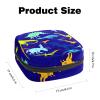 Period Pouch Portable Tampon Storage Bag,Tampon Holder for Purse Feminine Product Organizer,Dinosaur Blue view 2