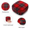 Sanitary Napkin Storage Bag,Portable Sanitary Napkin Storage Pouch,Ren Scottish Plaid view 3
