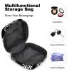 Abstract Floral Skulls Deposit Photos Period Pouch Portable,Tampon Storage Bag for Sanitary Napkins view 4