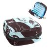 Period Pouch Portable Tampon Storage Bag,Tampon Holder for Purse Feminine Product Organizer,Pet Cat Blue view 1