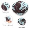 Period Pouch Portable Tampon Storage Bag,Tampon Holder for Purse Feminine Product Organizer,Pet Cat Blue view 3