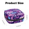 Period Pouch Portable Tampon Storage Bag,Tampon Holder for Purse Feminine Product Organizer,Purple Letter view 2