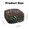 Abstract Warped Lines Background,Period Pouch Portable,Tampon Storage Bag,Tampon Holder for Purse Feminine Product Organizer view 2