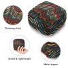 Abstract Warped Lines Background,Period Pouch Portable,Tampon Storage Bag,Tampon Holder for Purse Feminine Product Organizer view 3