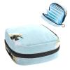 Flower Blue,Period Pouch Portable,Tampon Storage Bag,Tampon Holder for Purse Feminine Product Organizer view 1