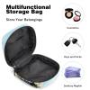 Flower Blue,Period Pouch Portable,Tampon Storage Bag,Tampon Holder for Purse Feminine Product Organizer view 4