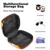 Banana Brown Background,Period Pouch Portable,Tampon Storage Bag,Tampon Holder for Purse Feminine Product Organizer view 4