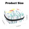 Art Flower Pattern,Period Pouch Portable,Tampon Storage Bag,Tampon Holder for Purse Feminine Product Organizer view 2