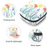 Art Flower Pattern,Period Pouch Portable,Tampon Storage Bag,Tampon Holder for Purse Feminine Product Organizer view 3