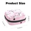 Period Pouch Portable Tampon Storage Bag,Tampon Holder for Purse Feminine Product Organizer,UnicornMagicPink view 2