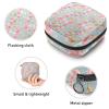 Floral Pattern,Period Pouch Portable,Tampon Storage Bag,Tampon Holder for Purse Feminine Product Organizer view 3