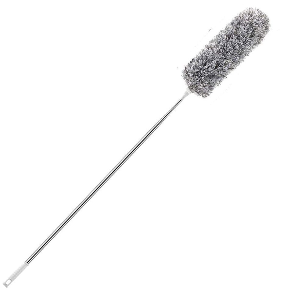 280cm Giant Extendable Feather Duster Long Telescopic Magic Static Brush Microfibre XL Extra Long Reach Range eaning High Ceiling Fans, Blinds, Cobweb Cleaning Roof Conservatory Window