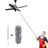 280cm Giant Extendable Feather Duster Long Telescopic Magic Static Brush Microfibre XL Extra Long Reach Range eaning High Ceiling Fans, Blinds, Cobweb Cleaning Roof Conservatory Window view 2