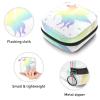 Period Pouch Portable Tampon Storage Bag,Tampon Holder for Purse Feminine Product Organizer,UnicornMultiStar view 3