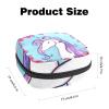 Cute Unicorn Horse Rose Flower,Period Pouch Portable,Tampon Storage Bag,Tampon Holder for Purse Feminine Product Organizer view 2