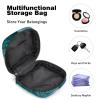Abstract Leaves Plant,Period Pouch Portable,Tampon Storage Bag,Tampon Holder for Purse Feminine Product Organizer view 4