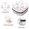 Sanitary Napkin Storage Bag,Portable Sanitary Napkin Storage Pouch,Castles Crowns Carriages Princess view 3
