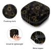 Art Black Pattern,Period Pouch Portable,Tampon Storage Bag,Tampon Holder for Purse Feminine Product Organizer view 3