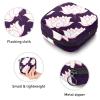 Period Pouch Portable Tampon Storage Bag,Tampon Holder for Purse Feminine Product Organizer,Hand Drawn Botanical Lotus Flower Pattern view 3