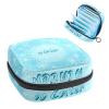 Period Pouch Portable Tampon Storage Bag,Tampon Holder for Purse Feminine Product Organizer,Winter Blue Snowflake-01 view 1