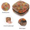 Acorn Leaf Oak,Period Pouch Portable,Tampon Storage Bag,Tampon Holder for Purse Feminine Product Organizer view 3