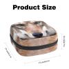 Wolf Aniaml,Period Pouch Portable,Tampon Storage Bag,Tampon Holder for Purse Feminine Product Organizer view 2