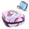Period Pouch Portable Tampon Storage Bag,Tampon Holder for Purse Feminine Product Organizer,UnicornRainbowPink view 1