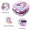 Period Pouch Portable Tampon Storage Bag,Tampon Holder for Purse Feminine Product Organizer,UnicornRainbowPink view 3