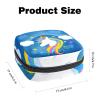 Period Pouch Portable Tampon Storage Bag,Tampon Holder for Purse Feminine Product Organizer,Cute Unicorns view 2