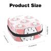 Period Pouch Portable Tampon Storage Bag,Tampon Holder for Purse Feminine Product Organizer,Cute Elephant Pattern view 2