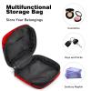 Black Red Gird,Period Pouch Portable,Tampon Storage Bag,Tampon Holder for Purse Feminine Product Organizer view 4