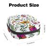 Art Flowers Leaves,Period Pouch Portable,Tampon Storage Bag,Tampon Holder for Purse Feminine Product Organizer view 2