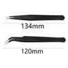 Aeuezxx Precision Tweezers, 2PCS Stainless Steel Tweezer, Straight and Curved Tip Tweezers, for DIY, Nail Art, Craft, Eyelash Extensions, Electronics view 2