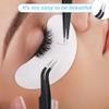 Aeuezxx Precision Tweezers, 2PCS Stainless Steel Tweezer, Straight and Curved Tip Tweezers, for DIY, Nail Art, Craft, Eyelash Extensions, Electronics view 3