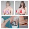 CRODRES Huge Silicone Breastplate S/Z Cup Crossdressing Breast Forms Realistic Fake Big Boobs for Drag Queen Transgender Cosplay,Brown,S Cup view 4