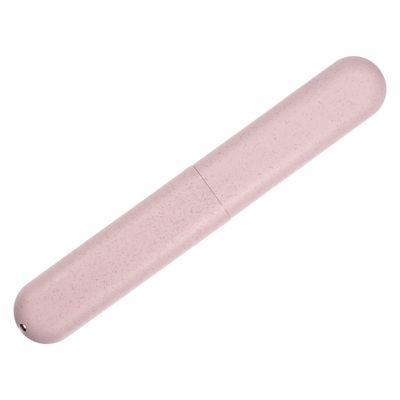 VOCOSTE 1pcs, Traveling Toothbrush Holders Case, Pink, 8.07''x1.22''x0.83''