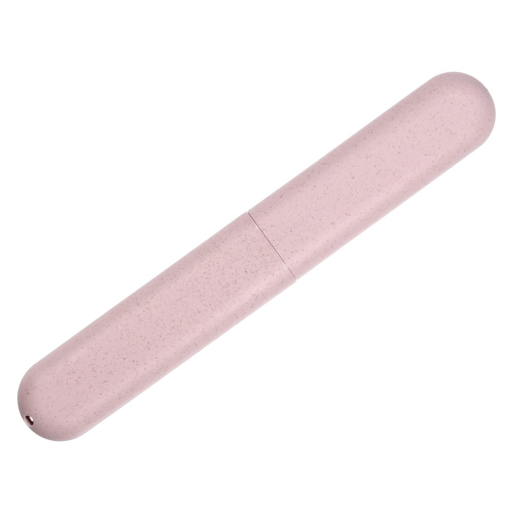 VOCOSTE 1pcs, Traveling Toothbrush Holders Case, Pink, 8.07''x1.22''x0.83''